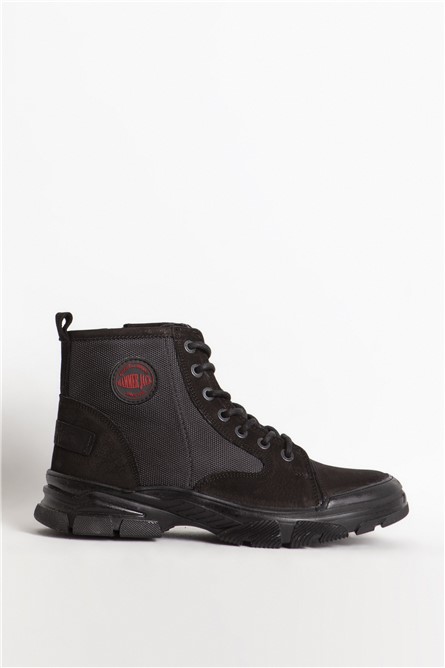 HAMMER JACK Stivali da uomo in nabuk naturale 02 21452M - Nero #365097