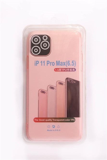 Silicone back for iPhone 11 Pro Max Pink 734275