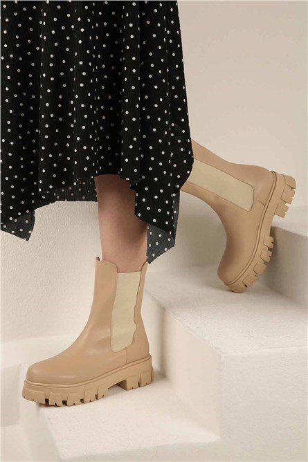 Women's boots - Beige #321712