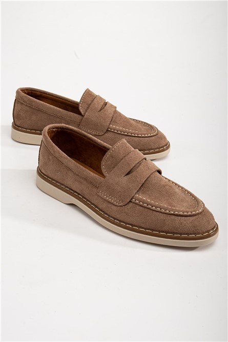 Leggenze scamosciate da donna - Vison #367281