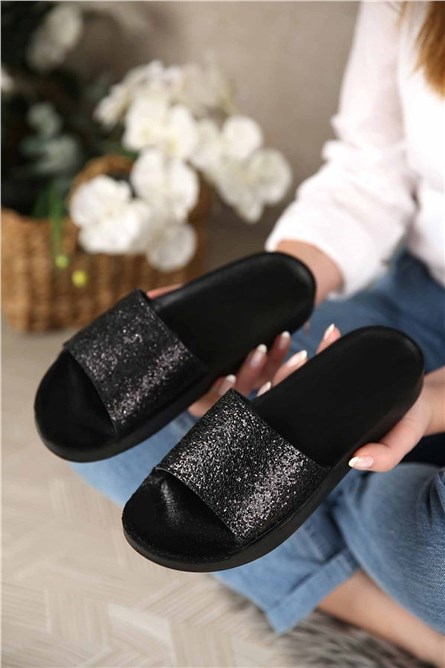 Pantofole da donna - Nero 304221