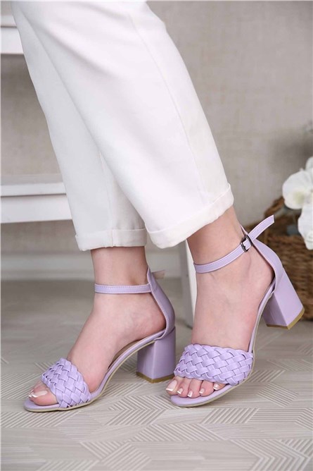 Sandali con tacco da donna - Lila 302527