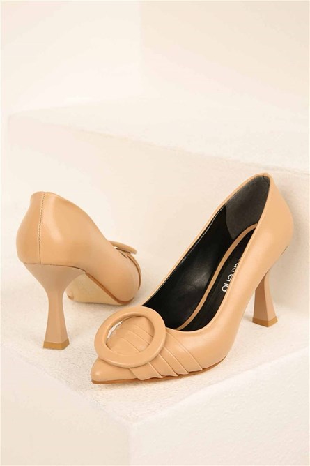 Scarpe eleganti da donna - Beige #321886