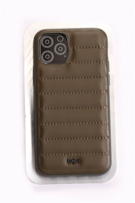 Leather case iPhone 11 Pro Max dark green 734285