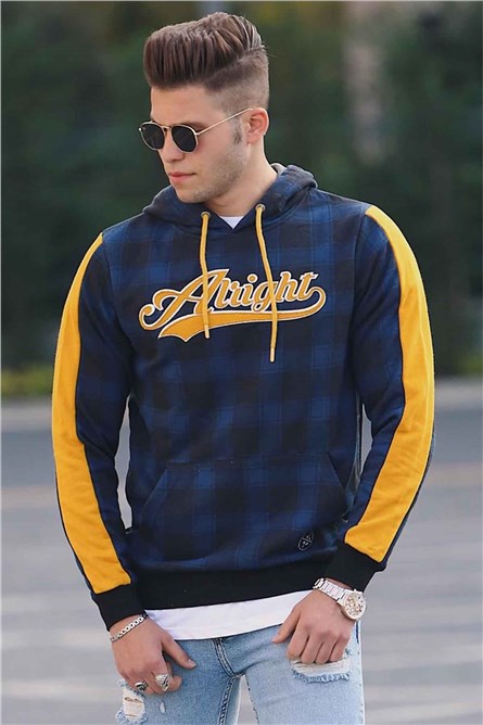 Felpa uomo 2843 - Blu scuro 285009