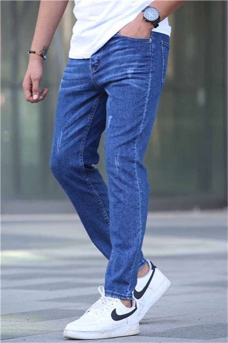 Pantaloni skinny da uomo T6315 - Navy # 362301