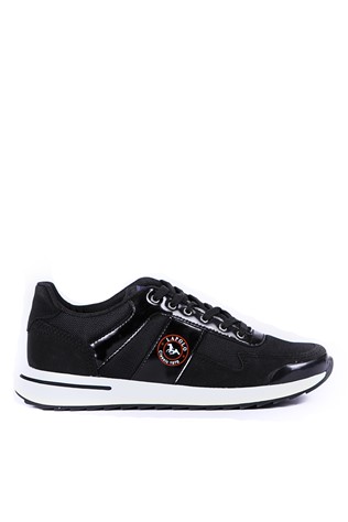 L.A POLO Men's Sneaker shoes Black 201963