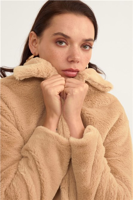 Sateen Women's Jacket - Beige #320783