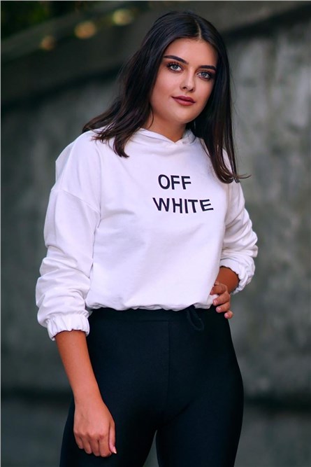 Madmext Women's Sweatshirt - White #289707