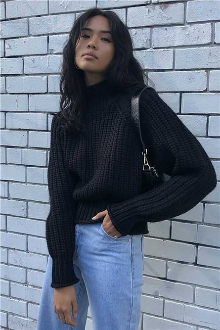 Madmext Women's Jumper - Black #289768