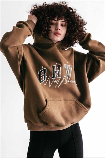 Women's sweatshirt - MG812 - Brown  #302052