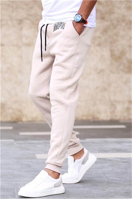 Pantaloni sportivi da uomo 5427 - Beige #319613