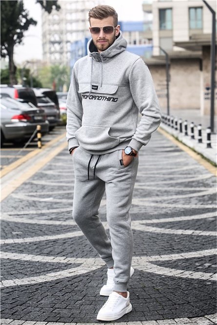 Set sportivo da uomo 5643 - Grigio #321140