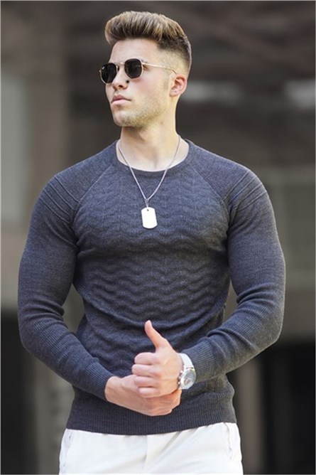 Blusa da uomo - grigia #308874