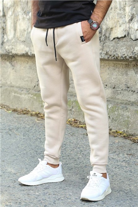 Pantaloni sportivi da uomo 4210 - Beige 290115