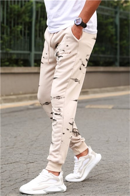 Pantaloni sportivi da uomo - 5430 - Beige #312152