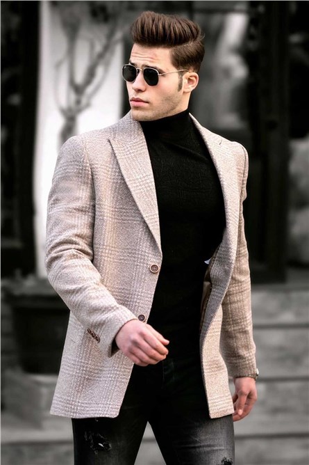 Cappotto uomo 9481 - Beige 290470