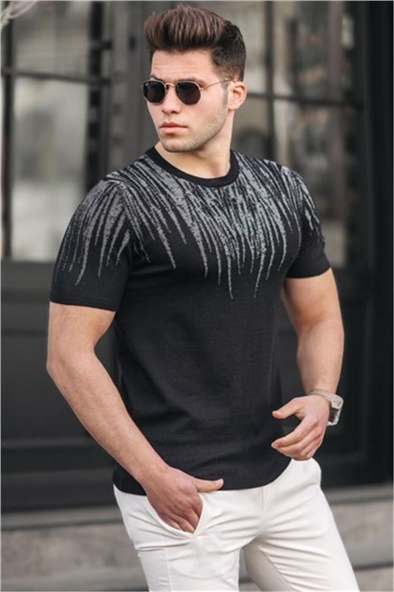 T-shirt da uomo 5100 - Nera 302029