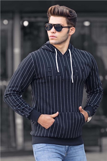 Felpa uomo 4132 - Nera 286263