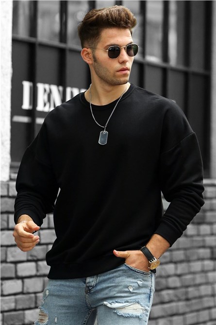 Felpa uomo 4782 - Nera 290179