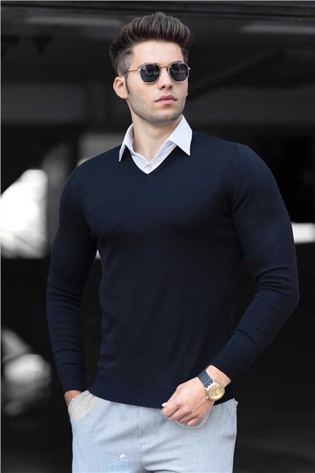 Blusa da uomo 4674 - Nero 289505