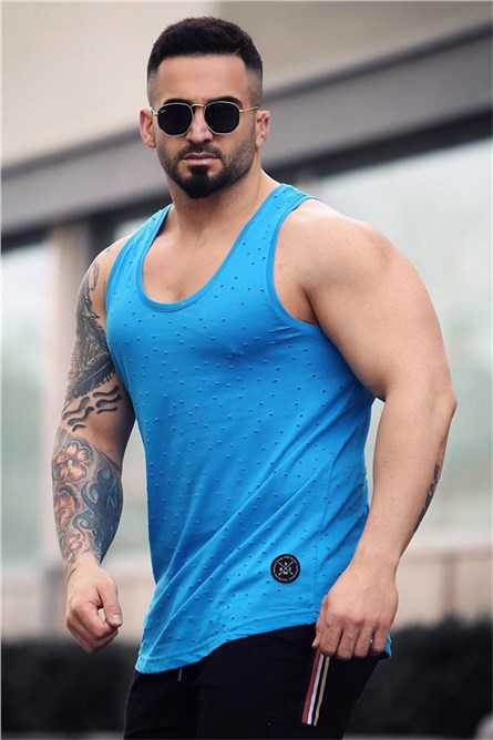 Canotta uomo 2894 - Blu 287648