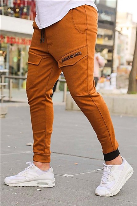 Pantaloni sportivi da uomo 2936 - Cammello 285877