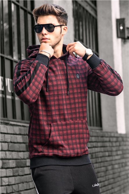 Felpa uomo 4691 - Bordeaux 289206