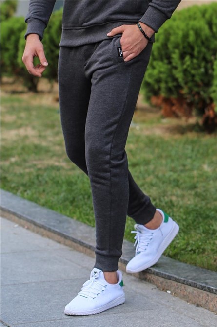 Pantaloni sportivi da uomo 4215 - Grigio scuro 286752