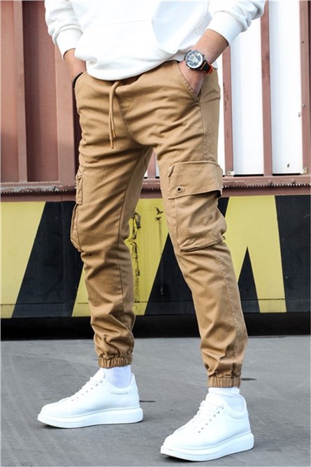 Pantaloni della tuta da uomo 5467 - Marrone chiaro #324138