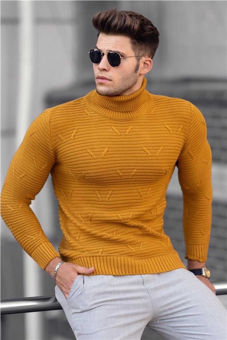 Maglia uomo 4689 - Senape 289456