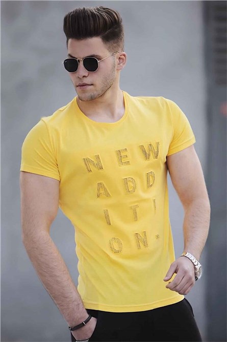 T-shirt uomo 2895 - Giallo 285403