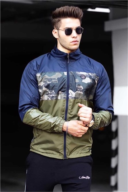 Top sportivo da uomo MG4769 - blu-verde #326607