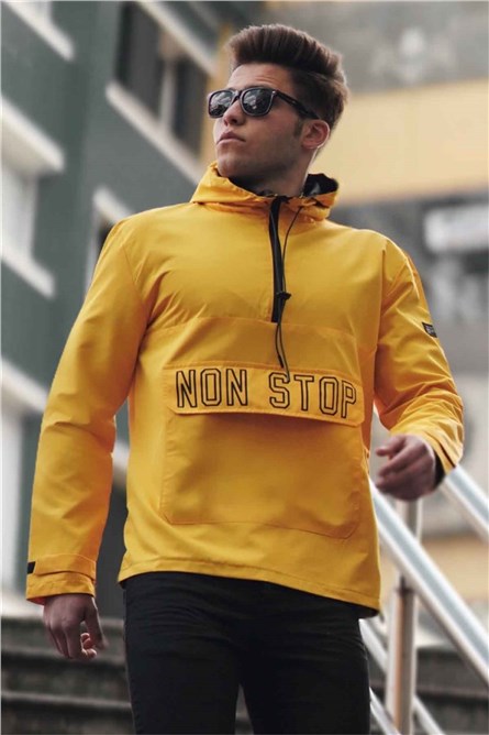 Giacca impermeabile da uomo 4507- Giallo fluo 287867
