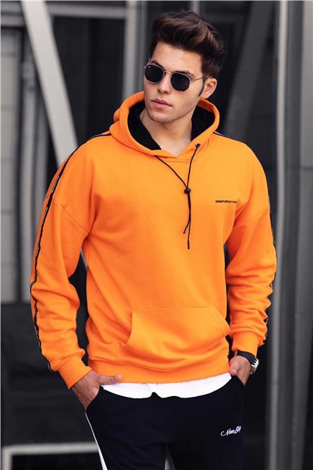 Felpa uomo 4721 - Arancio 289359