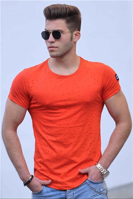 T-shirt uomo 2883 - Arancio 285828