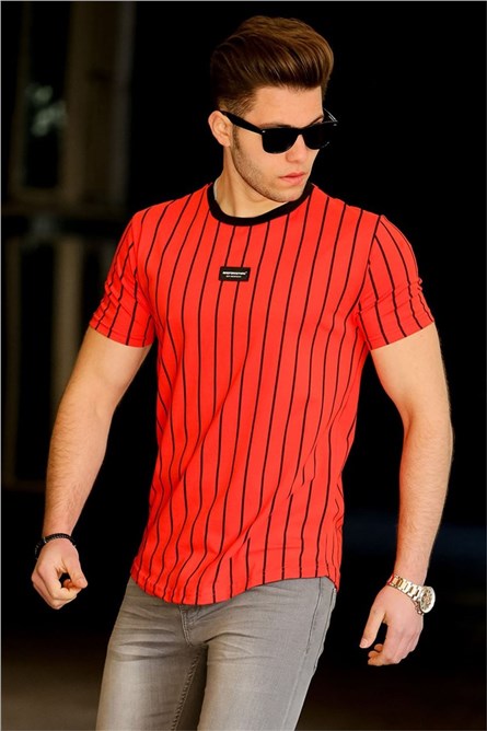 T-shirt da uomo 4522- Rossa 287479