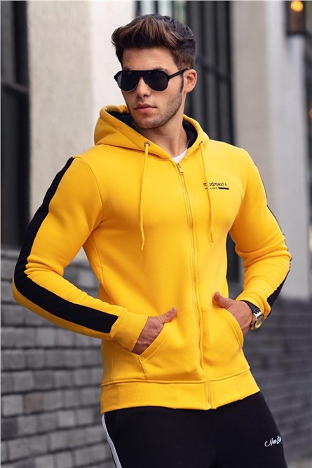 Felpa da uomo 4191- Giallo 286696