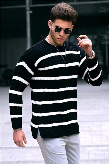 Maglione da uomo 4911 - Nero 290283