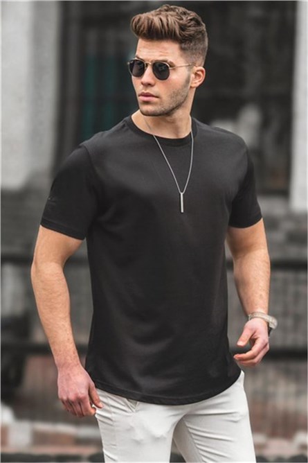 T-shirt da uomo 4951 - Nero 300295