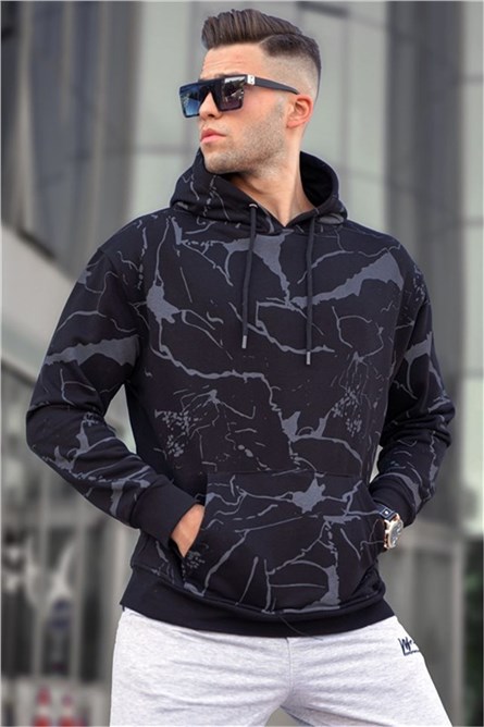 Felpa da uomo - 5324 Nero #311262