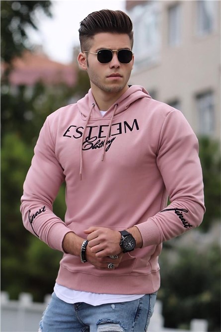 Felpa uomo 4402 - Rosa 286861