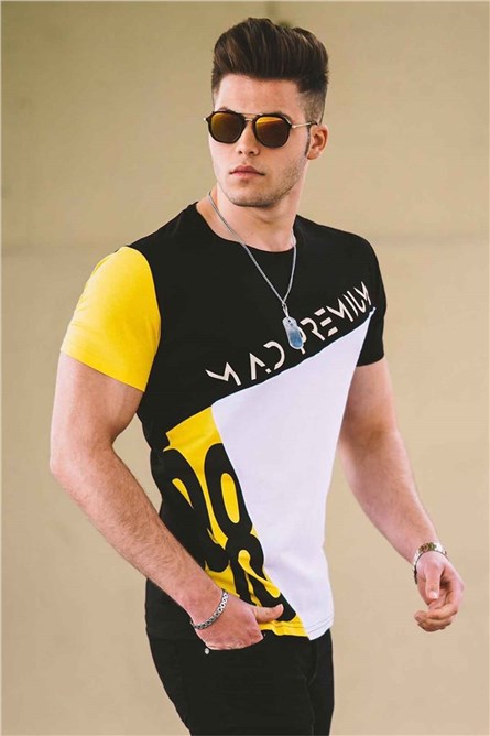 T-shirt uomo 3029 - Giallo 285897