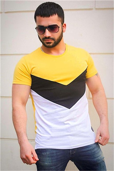 T-shirt da uomo - Giallo 301794