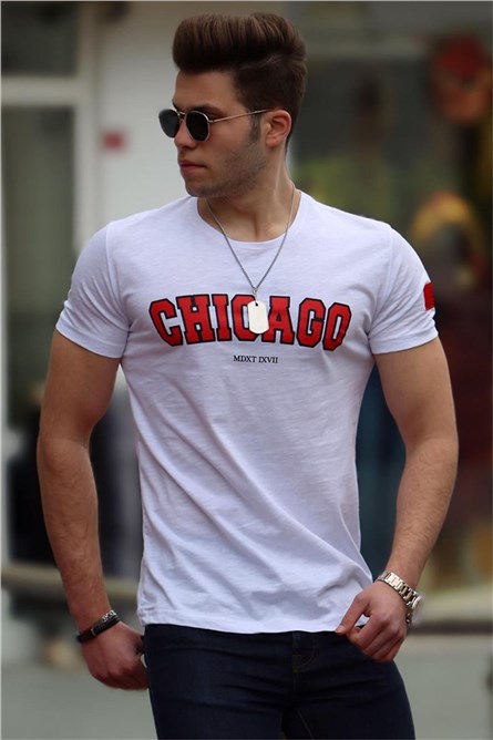 T-shirt da uomo 4485 - Bianco 287383