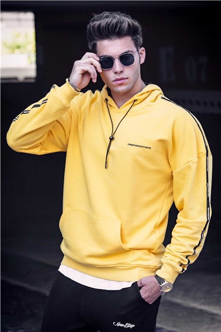 Felpa uomo 4721 - Giallo 289361