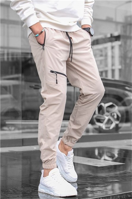 Pantaloni sportivi da uomo - Beige #328771