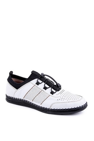 GPC POLO Męskie skórzane buty. Ręcznie robione  - białe  810444676