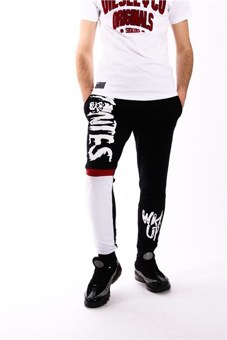 Madmext Men's Jogger - Black #81094484