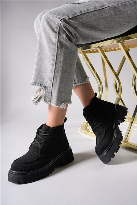 Scarpe in pelle scamosciata da donna 0012818 - Nero #404334 Scarpe in pelle scamosciata da donna 0012818 - Nero #404334